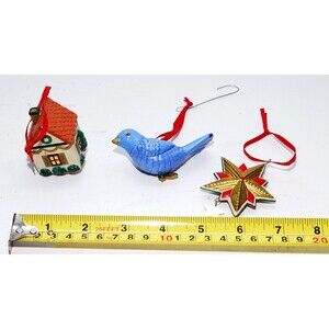 Hallmark Ornaments from 2001 Qty: (3): Faith Togetherness and Joy